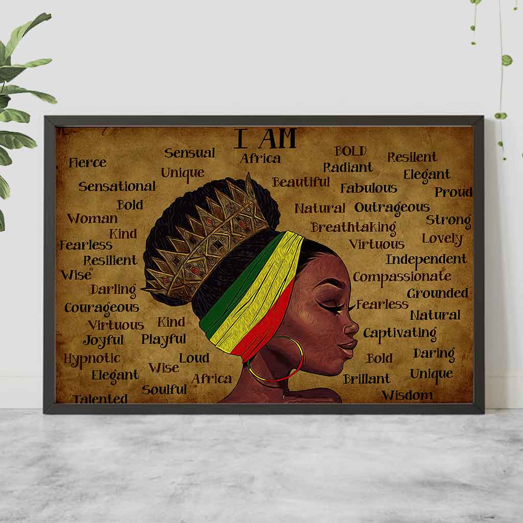 Schwarze Königin – Poster für Afroamerikanerinnen