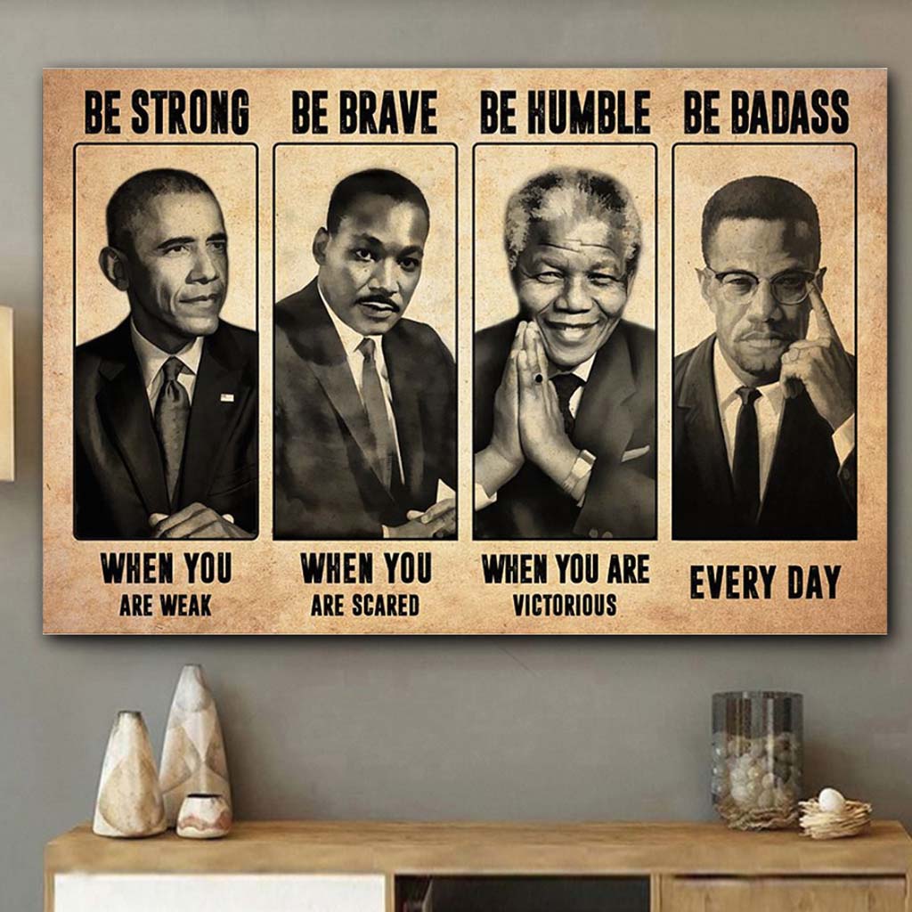 Be Strong - African American Poster 112021