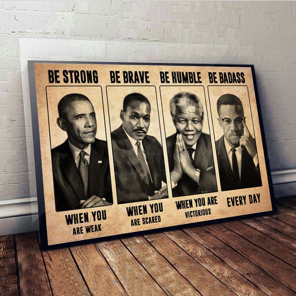 Be Strong - African American Poster 112021