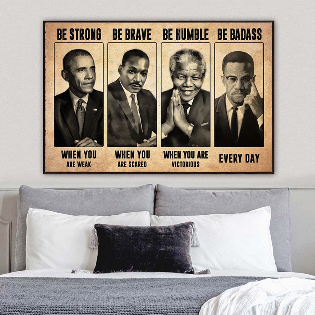 Be Strong - African American Poster 112021