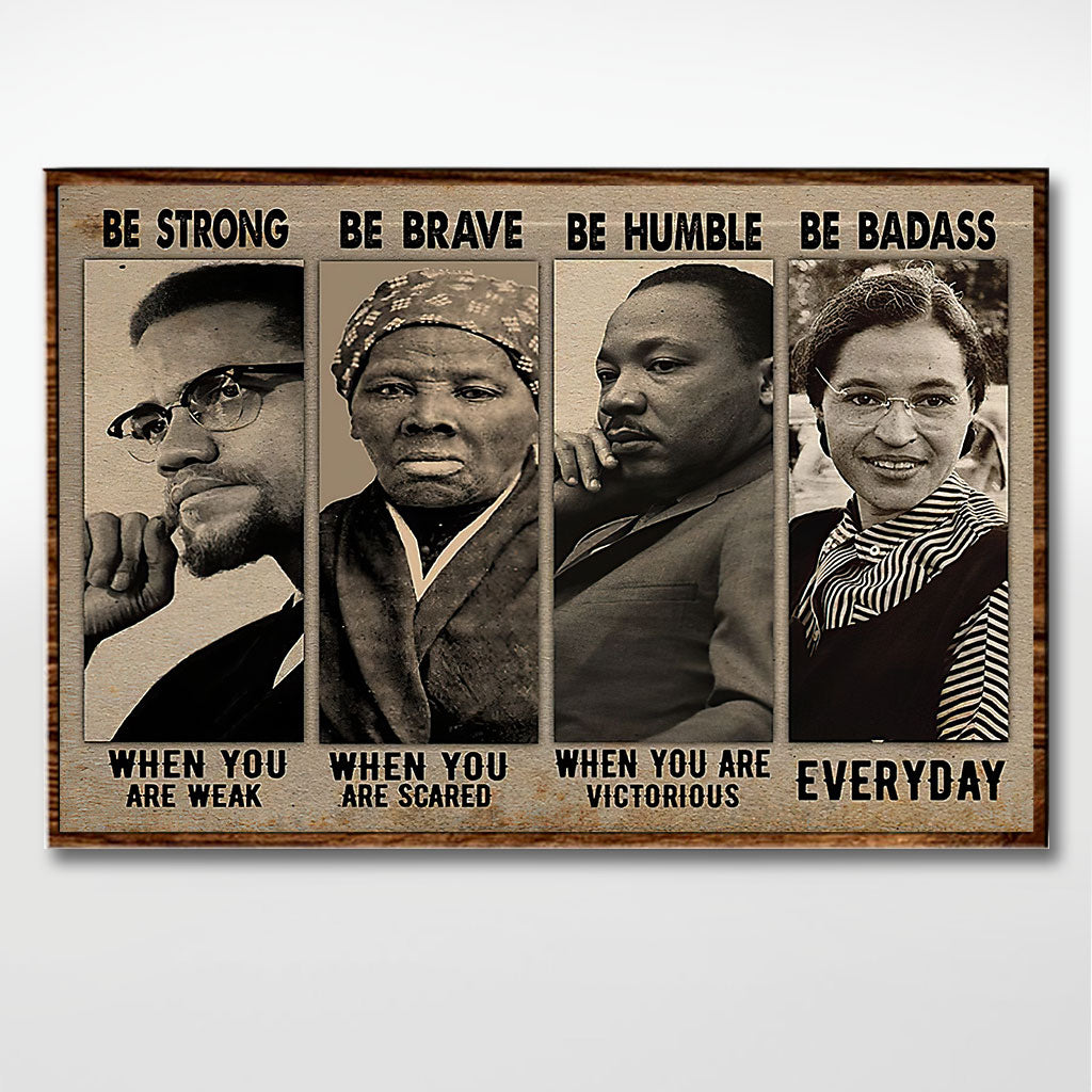 Sei stark – Poster für Afroamerikaner