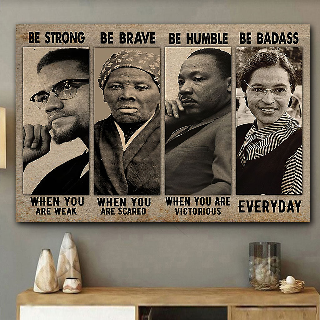 Sei stark – Poster für Afroamerikaner