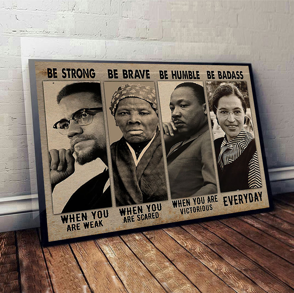 Sei stark – Poster für Afroamerikaner