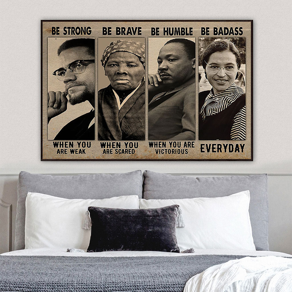 Sei stark – Poster für Afroamerikaner