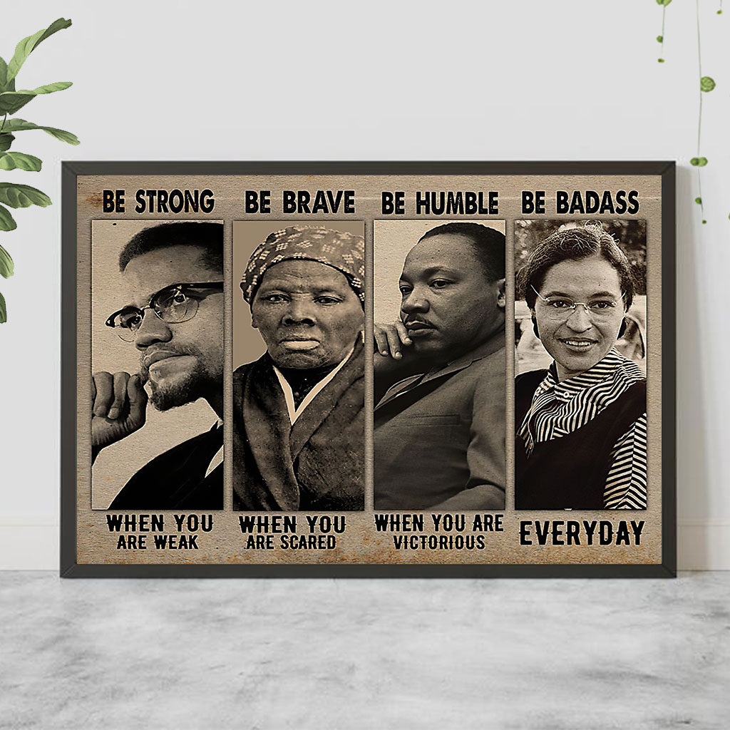 Sei stark – Poster für Afroamerikaner