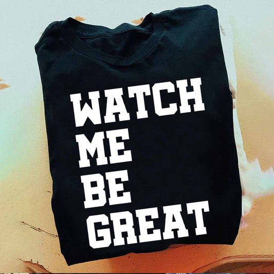 „Watch Me Be Great“ – T-Shirt und Hoodie für Afroamerikaner (112021)
