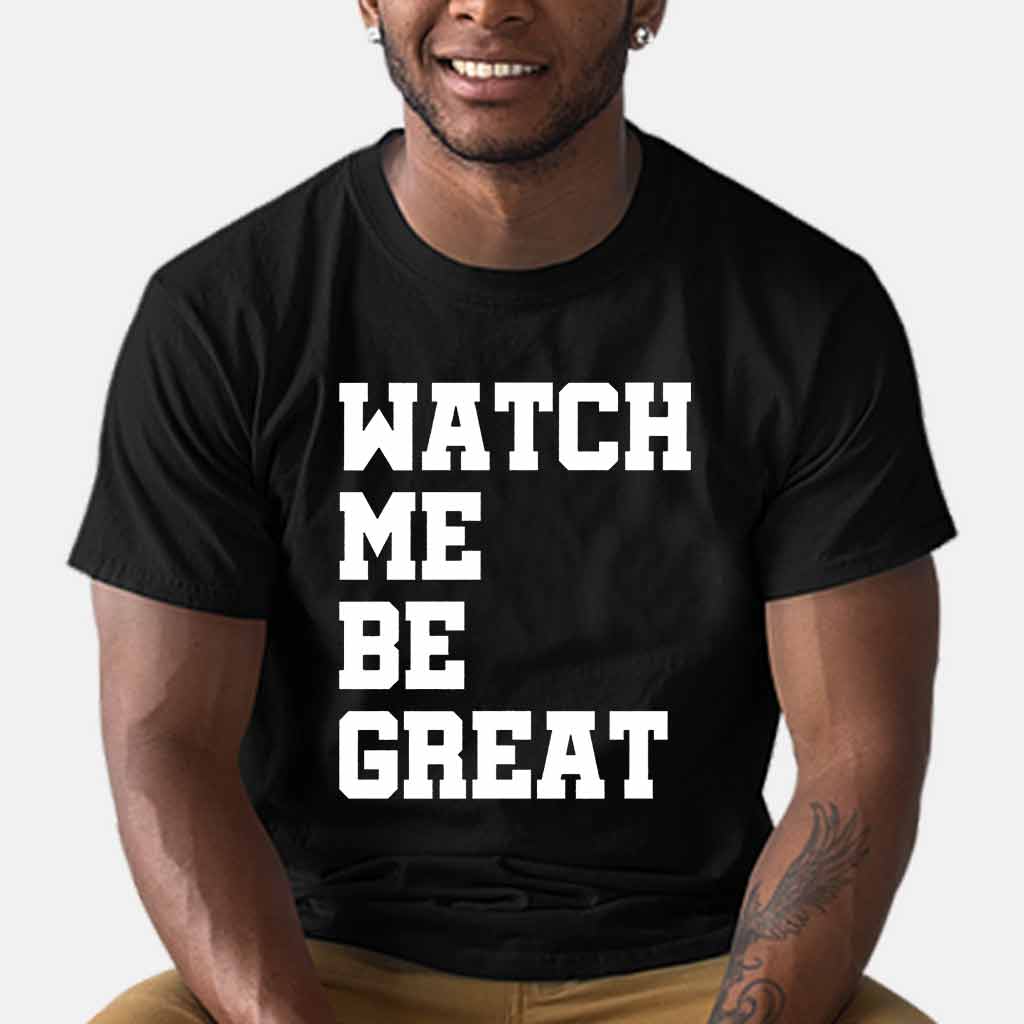 „Watch Me Be Great“ – T-Shirt und Hoodie für Afroamerikaner (112021)