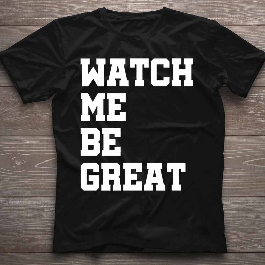 „Watch Me Be Great“ – T-Shirt und Hoodie für Afroamerikaner (112021)