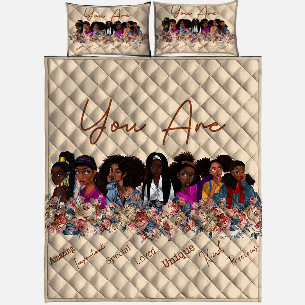 Schwarze Königin – Quilt-Set für Afroamerikaner 112021