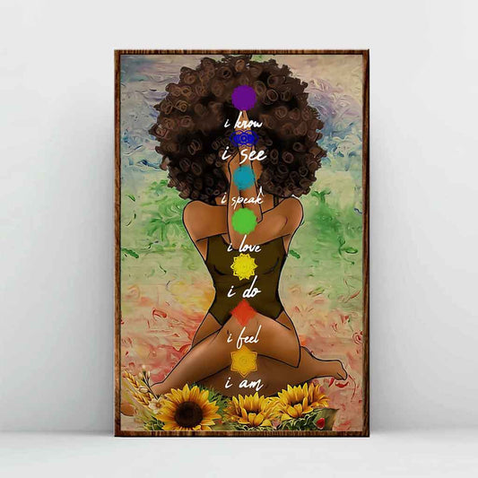 Schwarze Königin – Poster 1121 (Afroamerikanerin)