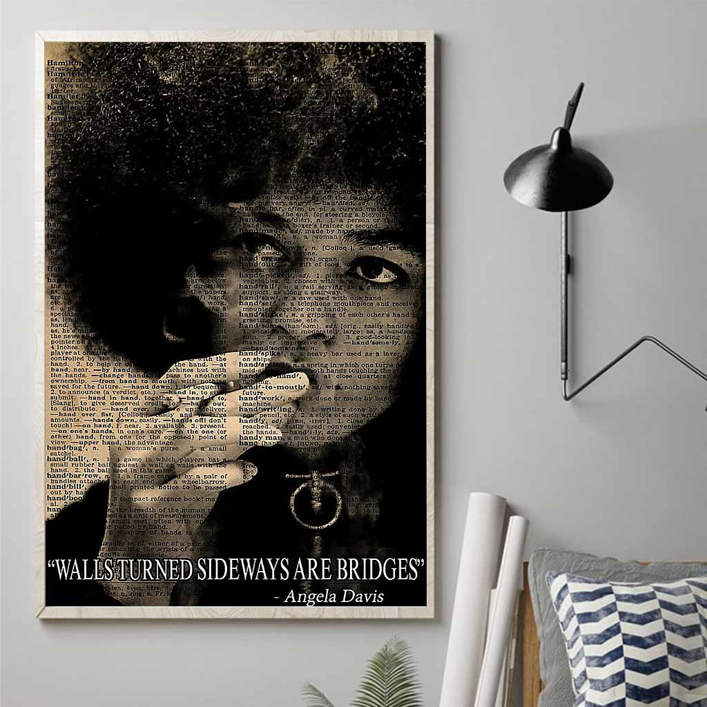 Seitlich gedrehte Mauern sind Brücken – Poster 1121 der Afroamerikaner