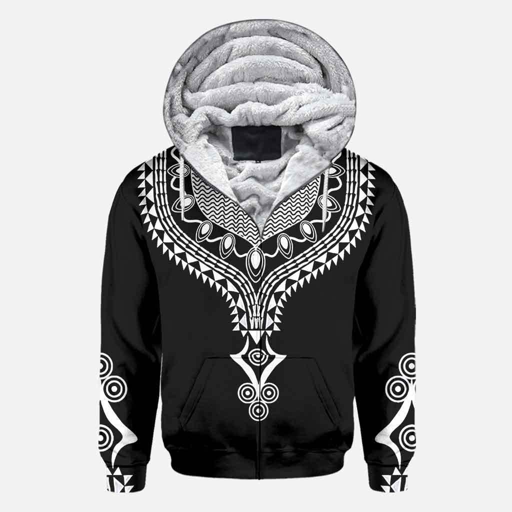 Bedrucktes Dashiki-Motiv für Afroamerikaner – T-Shirt und Hoodie mit Allover-Print 1121