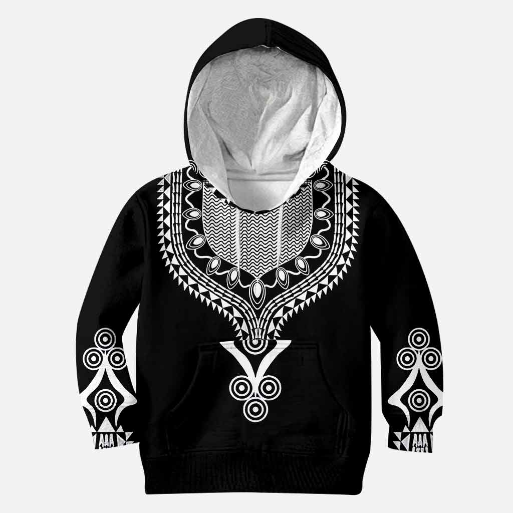 Bedrucktes Dashiki-Motiv für Afroamerikaner – T-Shirt und Hoodie mit Allover-Print 1121