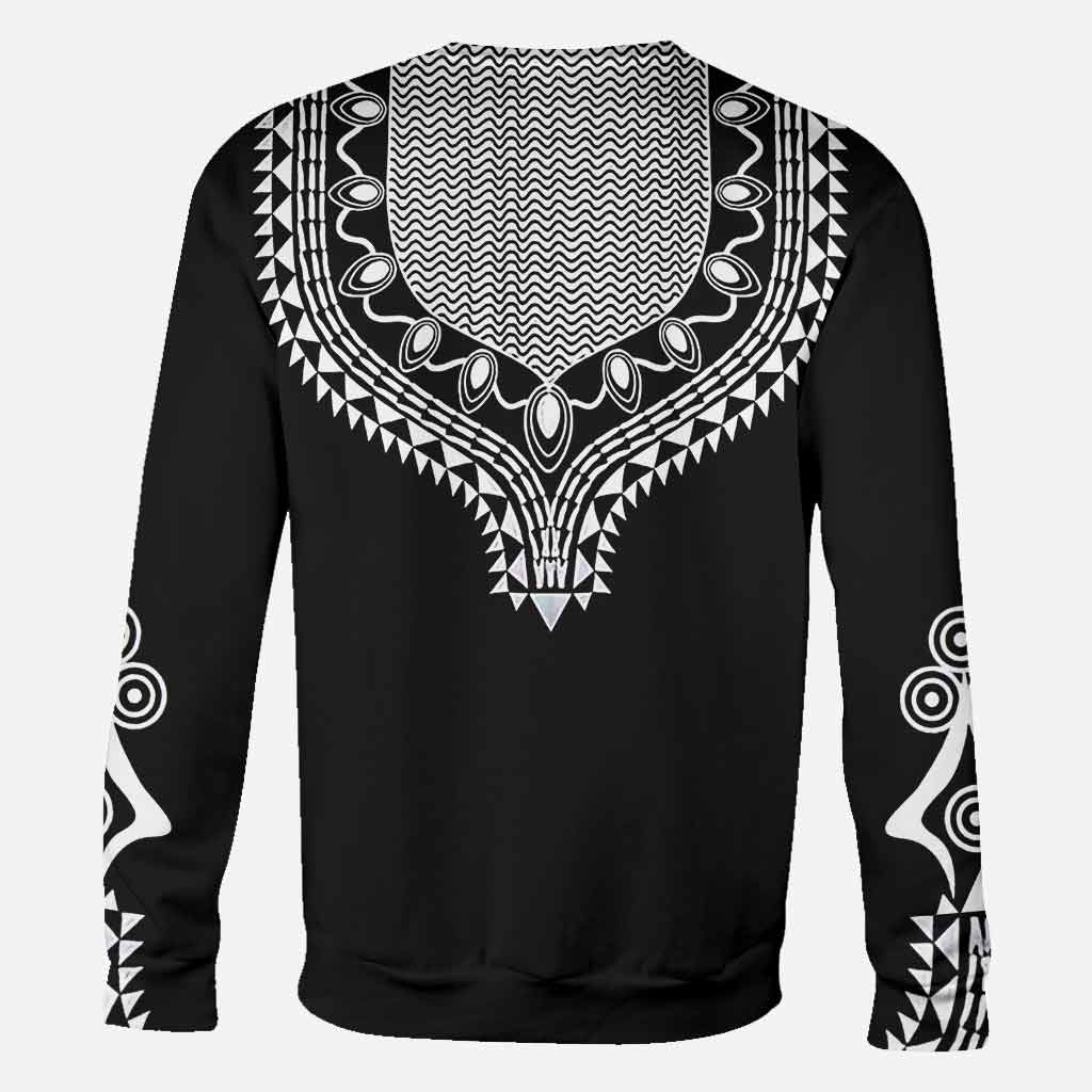 Bedrucktes Dashiki-Motiv für Afroamerikaner – T-Shirt und Hoodie mit Allover-Print 1121