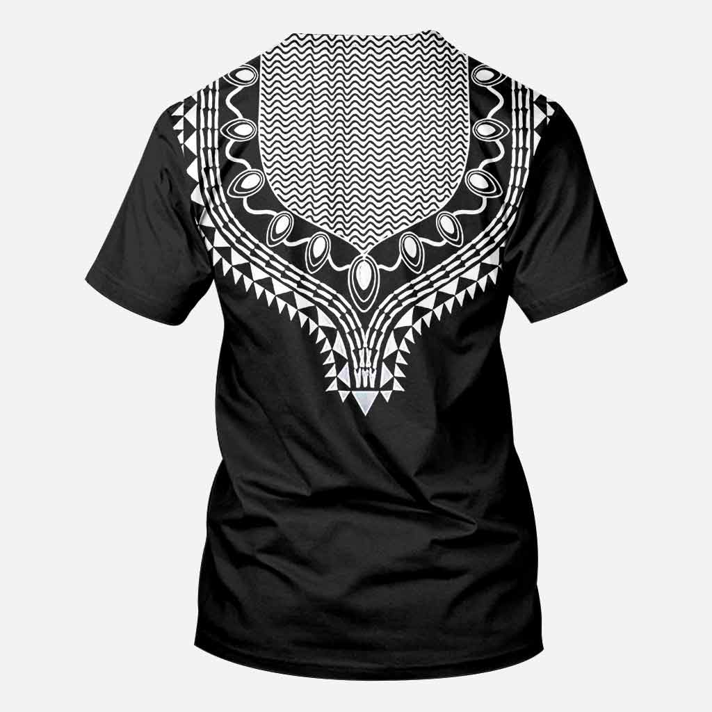 Bedrucktes Dashiki-Motiv für Afroamerikaner – T-Shirt und Hoodie mit Allover-Print 1121