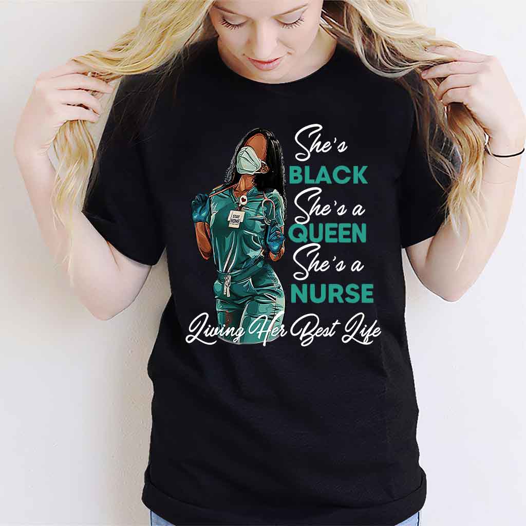 Black Queen – Personalisiertes T-Shirt und Hoodie für Afroamerikanerinnen 1121