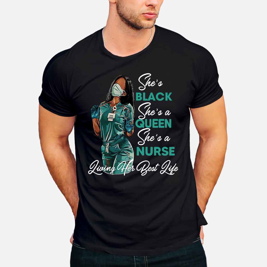 Black Queen – Personalisiertes T-Shirt und Hoodie für Afroamerikanerinnen 1121