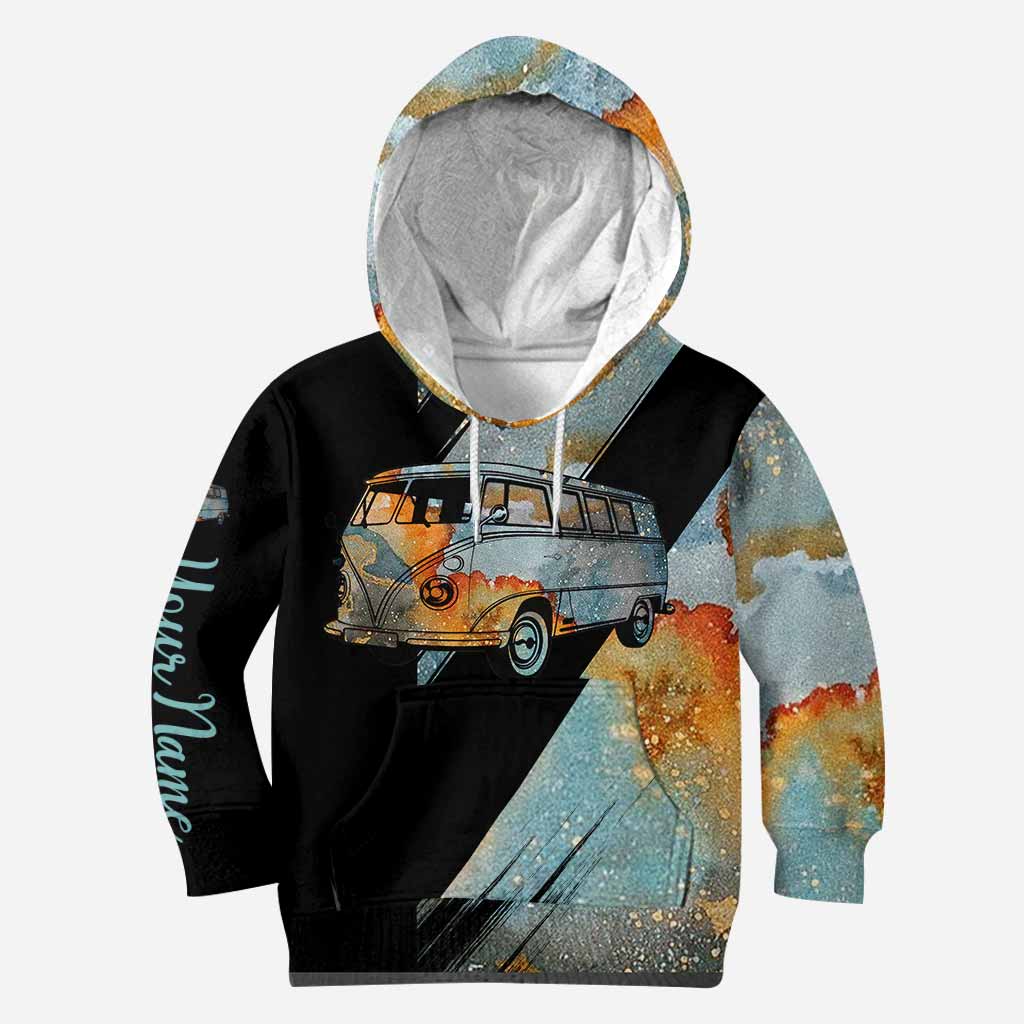 Ein Campingplatz nach dem anderen – Personalisierter Camping-Hoodie und Leggings