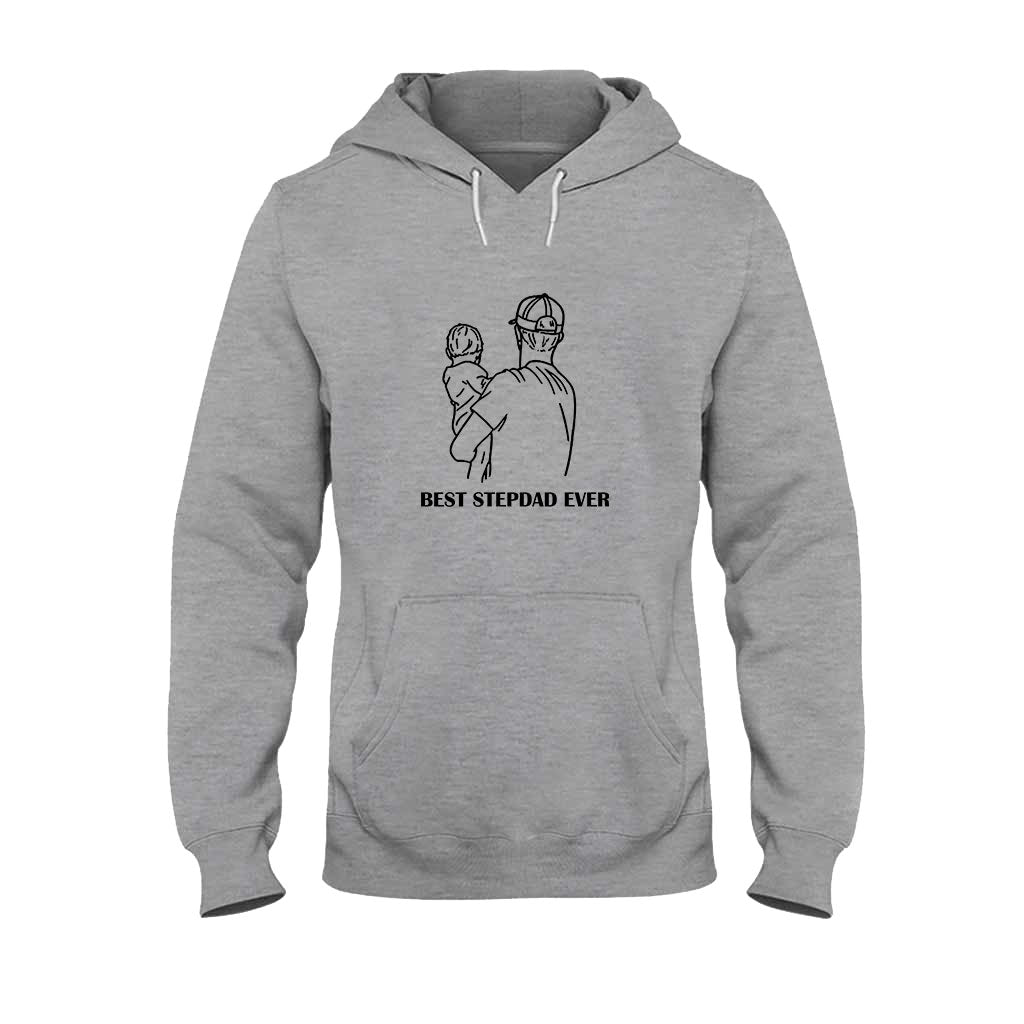 Bester Stiefvater aller Zeiten – Geschenk für Stiefväter – Personalisiertes T-Shirt und Hoodie