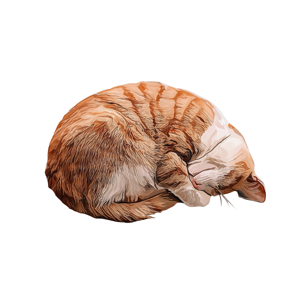 Niedliche Katze – personalisierte Fußmatte in Katzenform