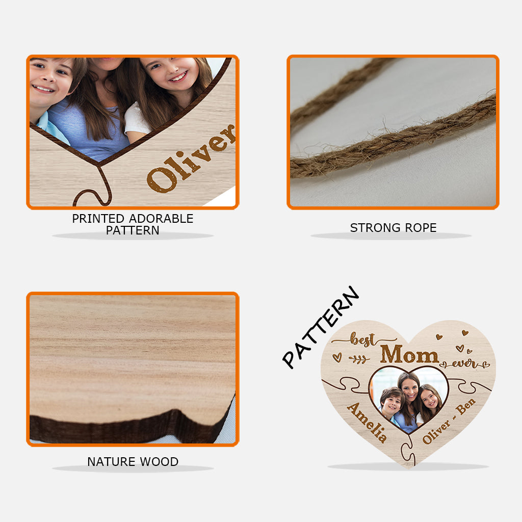 Die beste Oma aller Zeiten – Geschenk für Oma, Opa, Mama, Papa, Tante, Onkel, Schwester, Bruder – Personalisiertes Holzschild