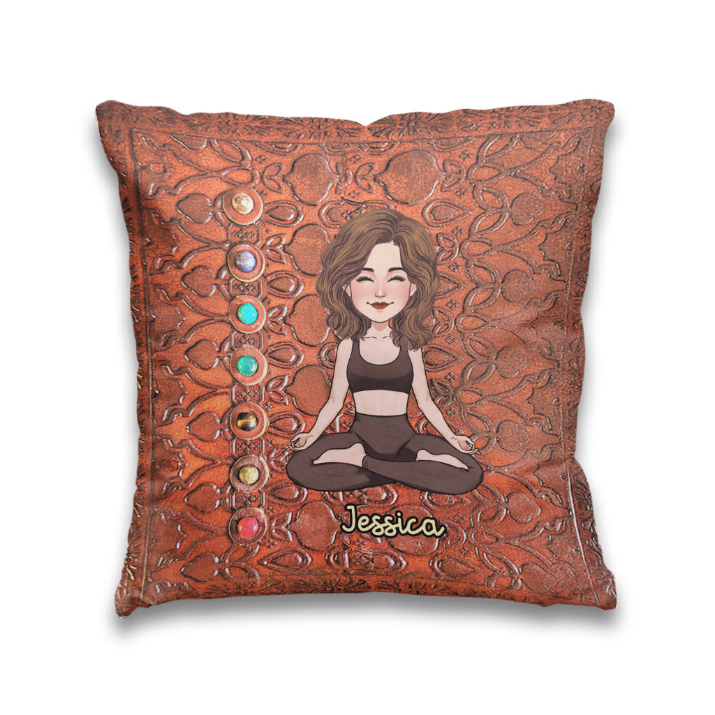 Namaste – Personalisiertes Yoga-Kissen