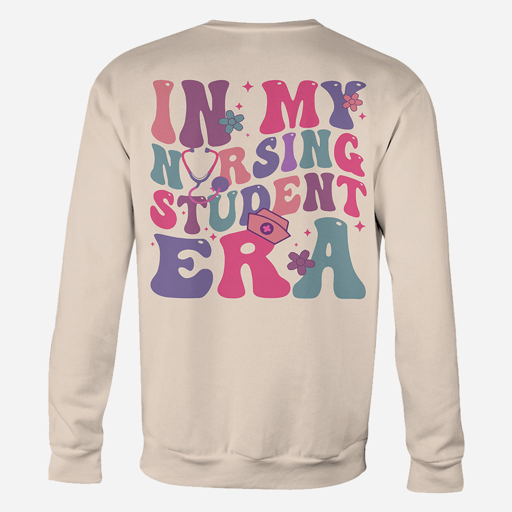 In meiner Zeit als Krankenpflegestudentin - Personalisiertes Krankenschwester-Allover-Shirt