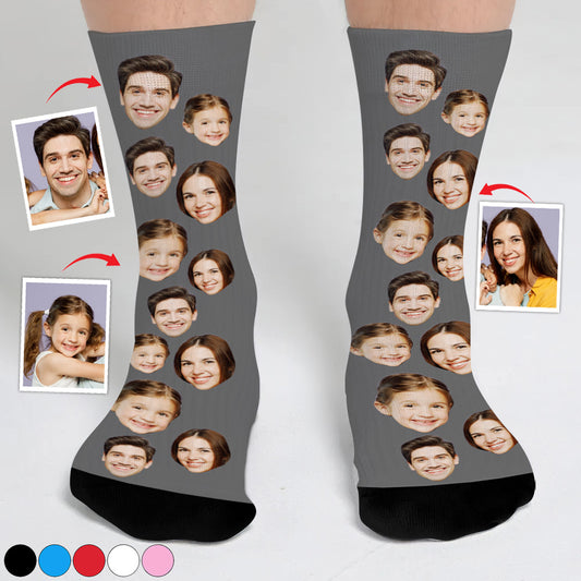 Individuell gestaltete Socken für die ganze Familie