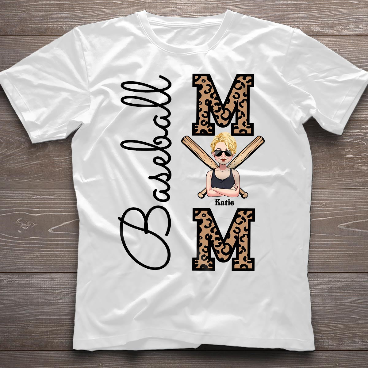 Baseball Mom - Personalized Baseball T-shirt and Hoodie