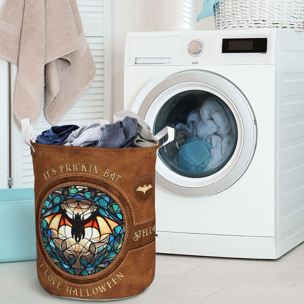 It's Frickin' Bat I Love Halloween - Personalized Witch Storage Basket