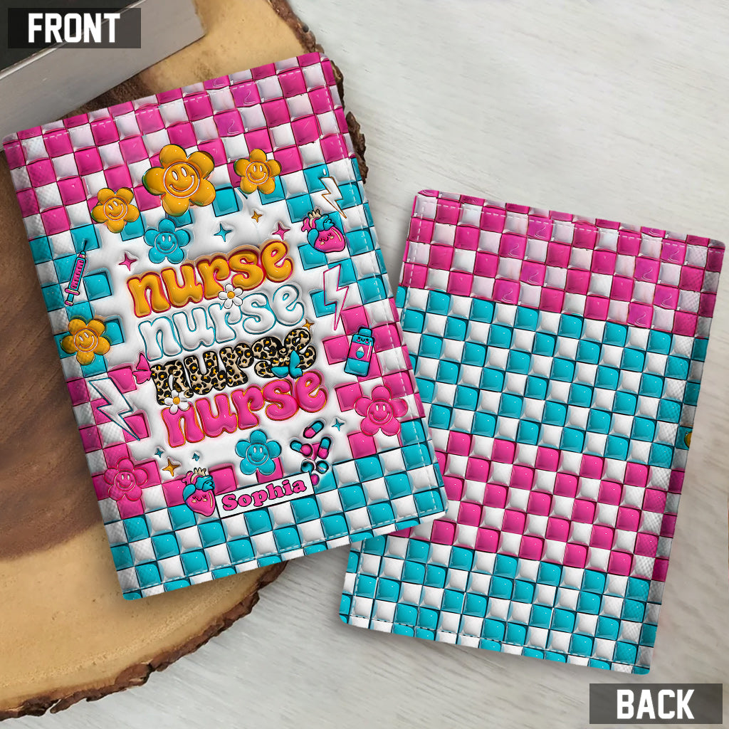 Nurse Life - Nurse gift for mom, her, wife, girlfriend, friend - Personalized Passport Holder