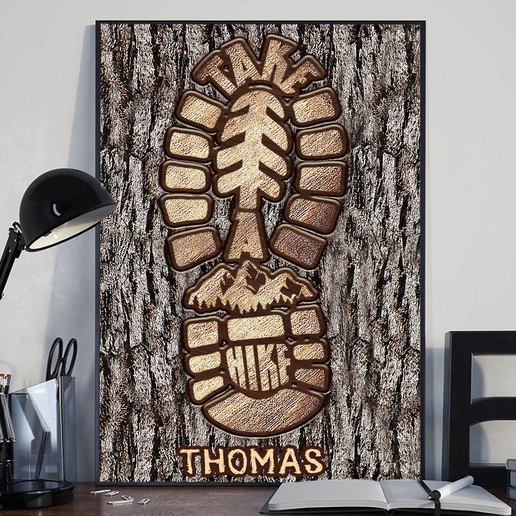 Take A Hike - Personalized Hiking Canvas And Poster