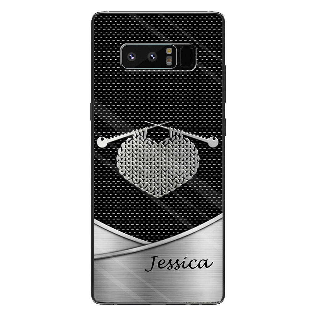 Love Knitting - Personalized Knitting Phone Case