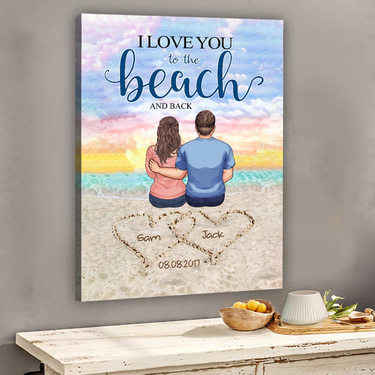 „Du und ich, wir schaffen das“ – Personalisierte Leinwand und Poster für Paare