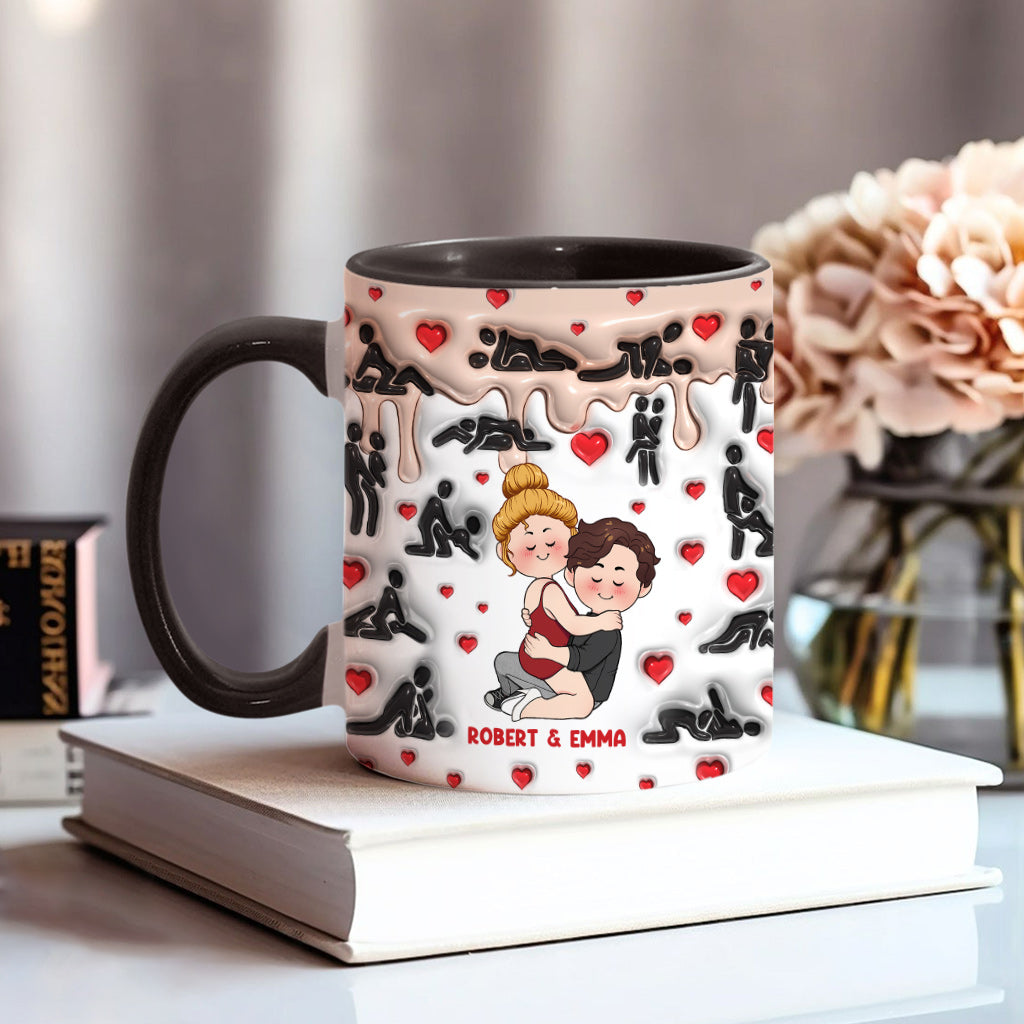 Meine Lieblingsbeschäftigung ist mit dir - Personalisierte Tasse für Paare