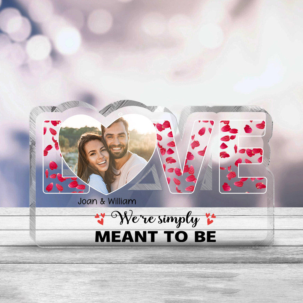 This Is Us - Couple gift for husband, wife, girlfriend, boyfriend - Personalized Custom Shaped Acrylic Plaque