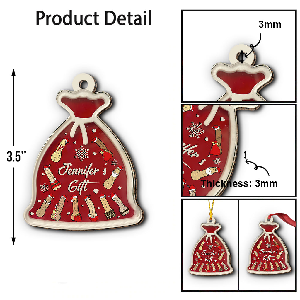 Weihnachtssack – Personalisierter Paarschmuck