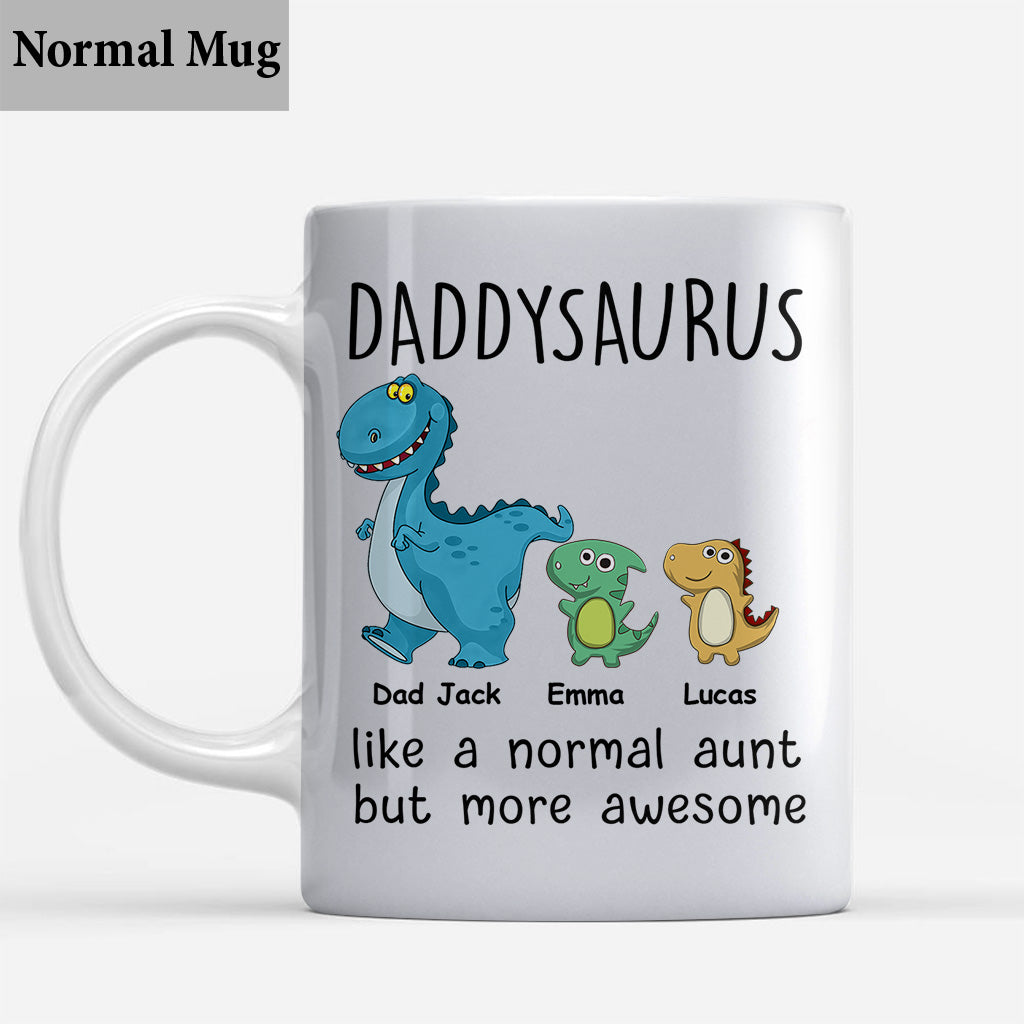Wie eine normale, nur viel cooler – Geschenk für Mama, Oma, Opa, Papa, Tante, Onkel – Personalisierte Tasse