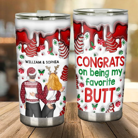 Glückwunsch, dass du mein Liebling bist – Geschenk für Freundin, Freund, Ehefrau, Ehemann – Personalisierter Becher