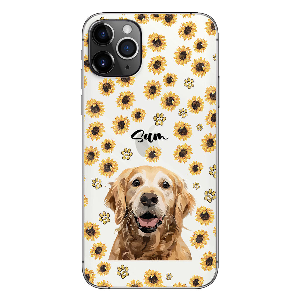 You Are My Sunshine - Personalized Dog Clear Phone Case