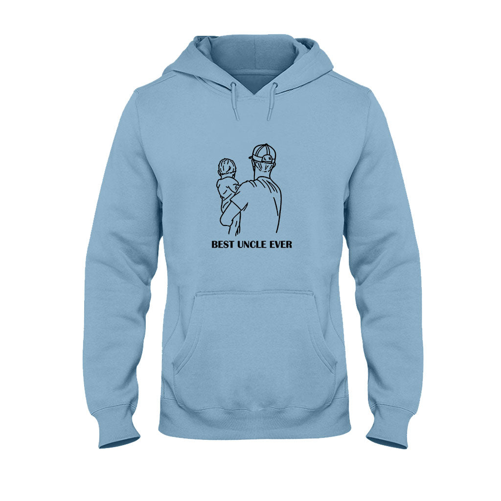 Bester Onkel aller Zeiten – Geschenk für Onkel – Personalisiertes T-Shirt und Hoodie