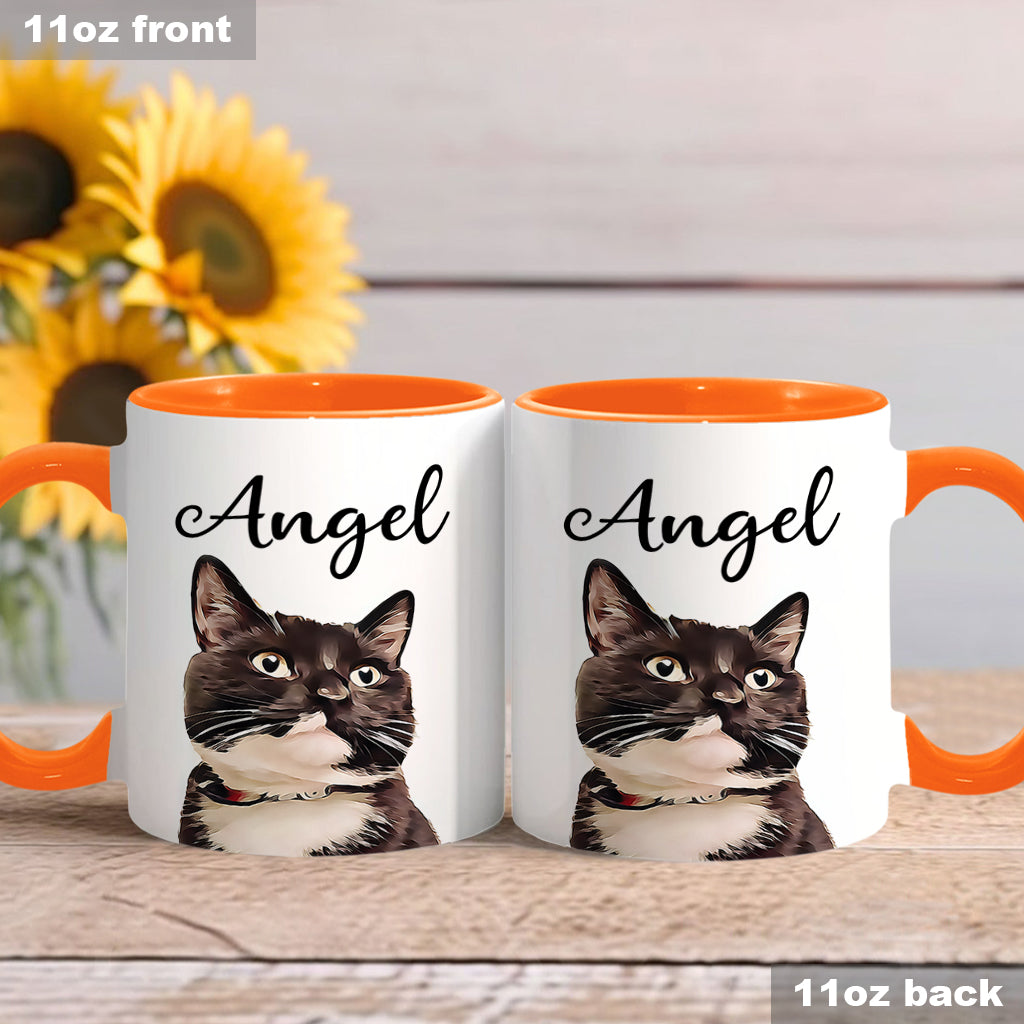 Personalisierte Tasse mit Katzenmotiv für Katzenliebhaber