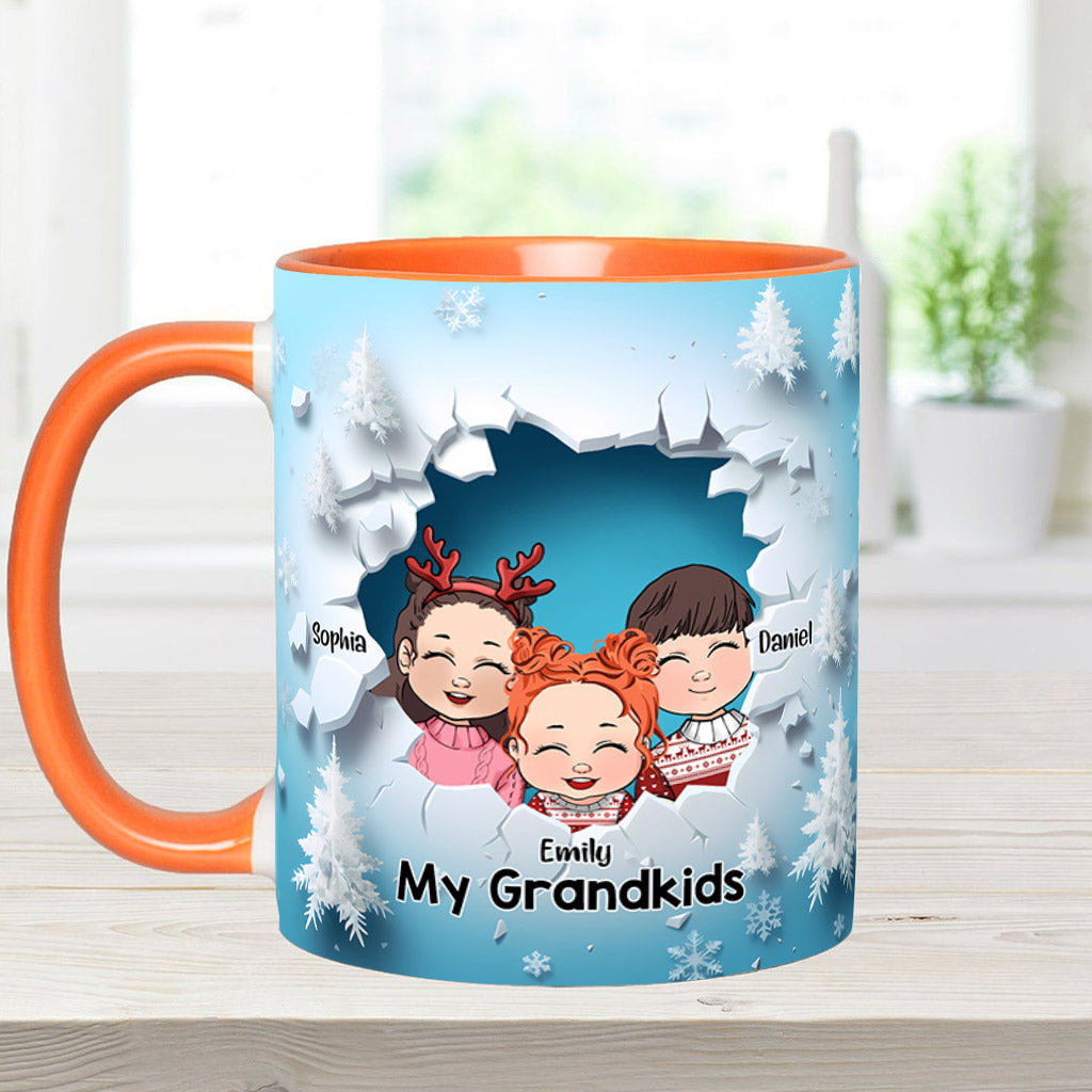 Meine Enkelkinder – Personalisierte Tasse mit Oma-Akzent