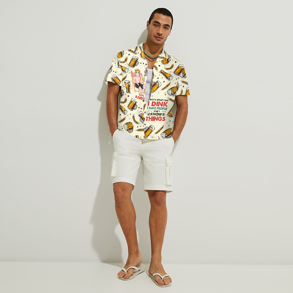 That's What I Do - Personalized Sea Lover Hawaiian Shirt