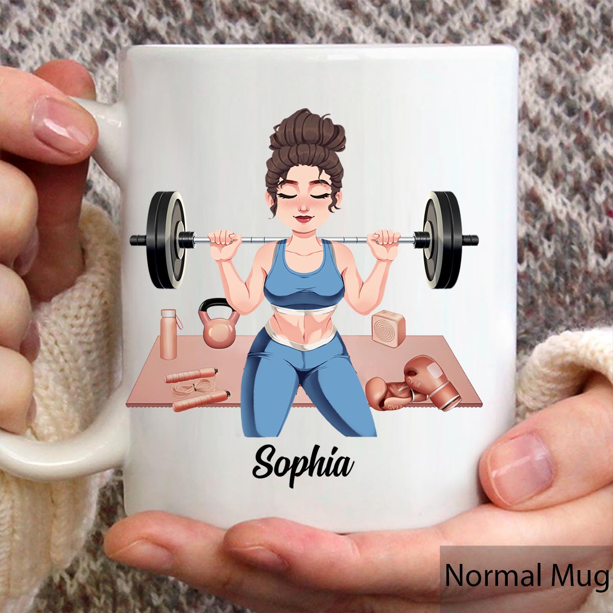 Das Leben ist besser mit Sport – personalisierter Fitnessbecher