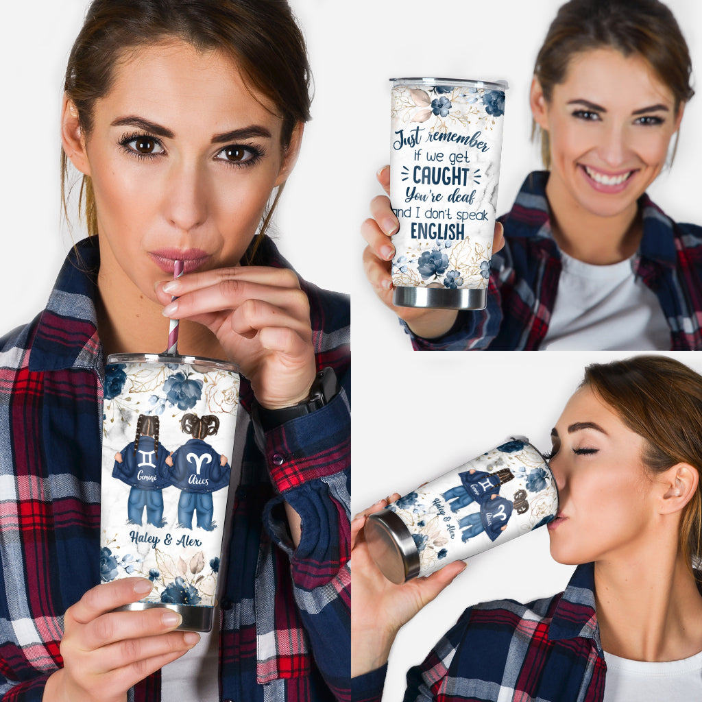 Sternzeichen-Denim-Bestie – Horoskop-Geschenk für die Freundin – Personalisierter Becher