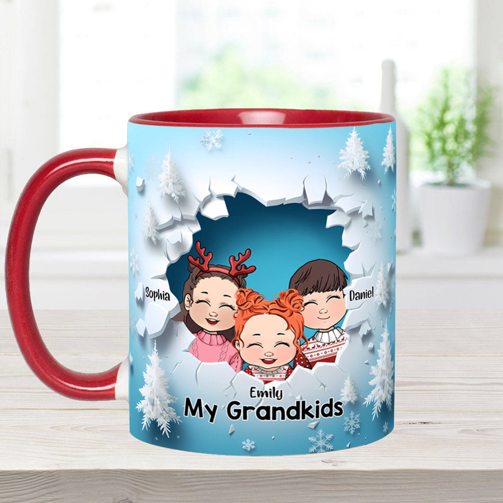Meine Enkelkinder – Personalisierte Tasse mit Oma-Akzent