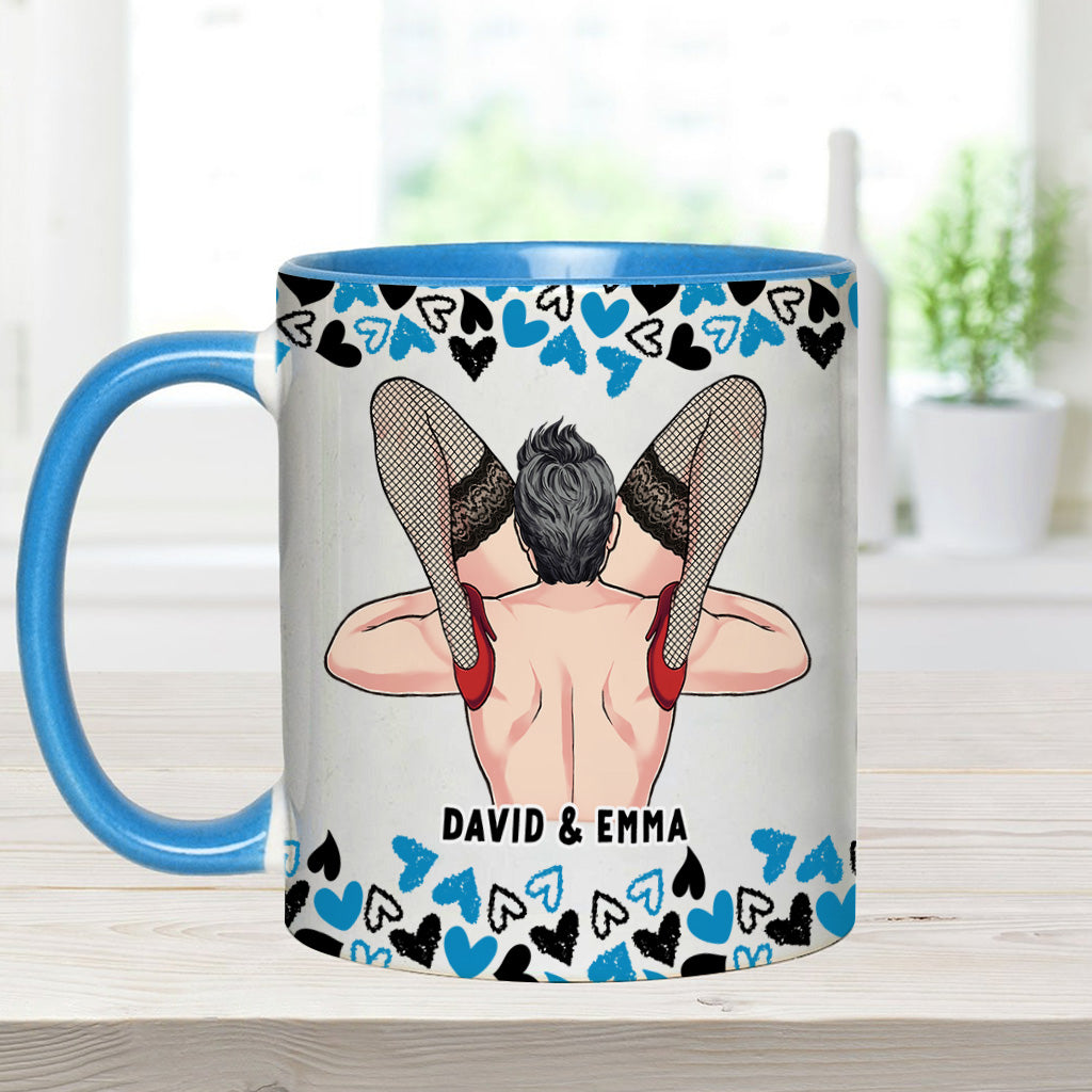„Ich liebe dein Gesicht“ – personalisierte Tasse für Paare