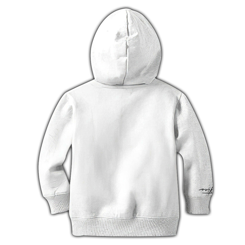 Beste Freundinnen-Strichzeichnung - Personalisiertes Bestie-Shirt mit Allover-Aufdruck