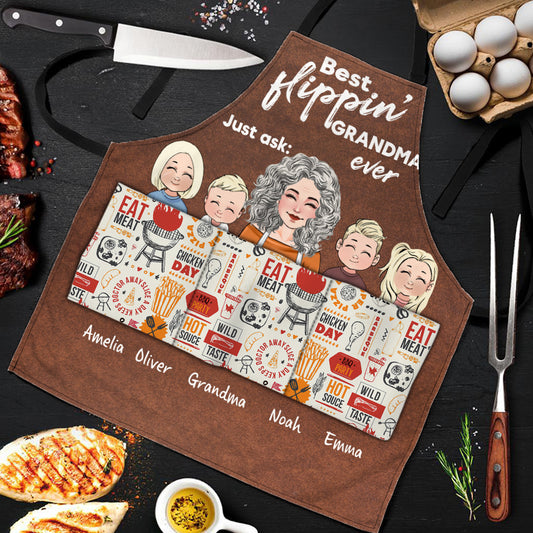 Der beste Papa aller Zeiten – Geschenk für Papa, Oma, Opa, Mama, Onkel, Tante – Personalisierte Schürze